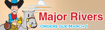Major Rivers orders due March 1, 2012