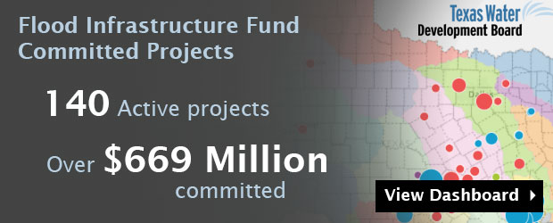 Flood Infrastructure Fund Committed Projects - Committed Projects: 138; Committed Amount: $513,000,000 - View Project Reporting Dashboard for details