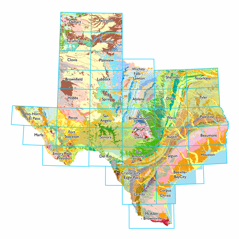 thumbnail of geologic atlas of Texas