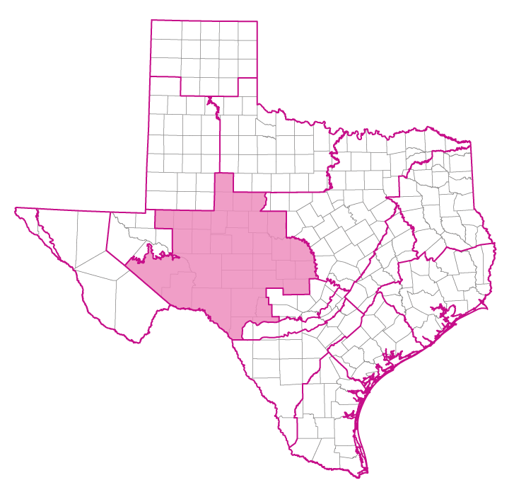 Groundwater management area 7 location map