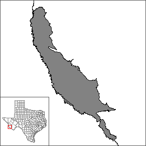 This map shows the extent and location of parts of the West Texas Bolsons (Presidio and Redford Bolsons) Aquifer Groundwater Availability Model.