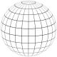 Blank globe with graticules