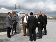 From right to left - Mr. Ken Armbrister (Legislative Director for the Office of the Governor),  Mr. Rod Pittman (TWDB Chairman), Mr. D.V. Guerra, Jr. (TWDB Board Member), Mr. Jorge Arroyo and Dr. Hari Krishna (TWDB), and Mr. Jesus Leal (back to camera), NRS Engineers