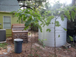 View of the 3,000-gallon tank at the front of the house.