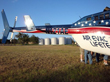 The fire department's Air Evac helicopter for medical and rescue emergency assistance.