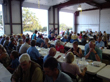 Treated rainwater provides potable water for community gatherings at the fire station.