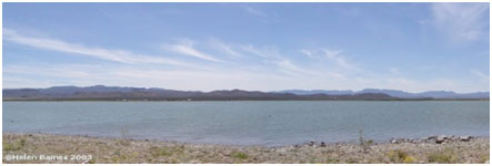 An aerial view to the Balmorhea Lake (Photo provided by the owner)