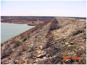 Champion Creek Reservoir and Dam (Photo provided by Freese and Nichols, Inc.)