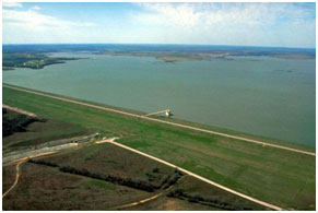 Lake Granger and Dam (Photo provided by the operator)