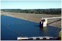 Aerial view of the Hords Creek Lake and Dam (Photo provided by operator)