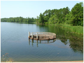 Lake Kurth Spillway (Photo by Freese and Nichols, Inc.)