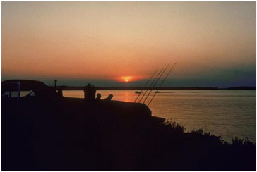 Sunset at Lake O' The Pines (Photo by Freese and Nichols, Inc.)