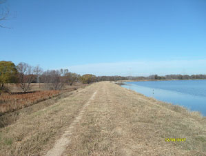 Trinidad Lake and Dam (Photo provided by Freese and Nichols, Inc.)