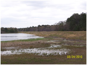 Welsh Reservoir and Dam (Photo courtesy of AEP-Southwestern Electric Power Company)