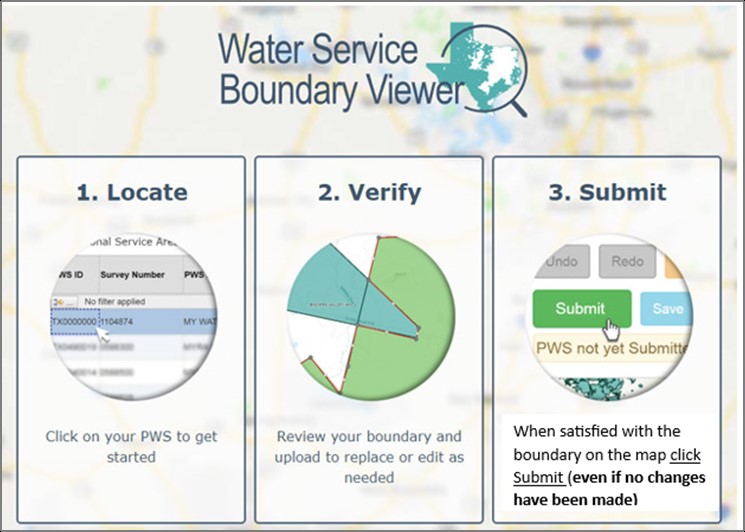Texas Water Service Boundary Viewer logo