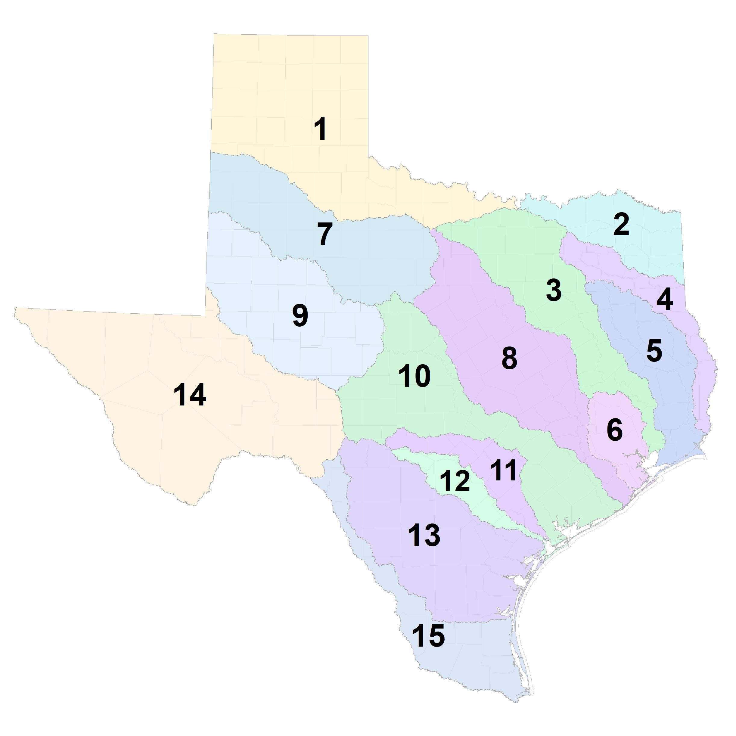 Texas Flood Zone Map 2020 Regional Flood Planning Groups | Texas Water Development Board