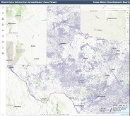 Home page of Groundwater Data Viewer Interactive Map