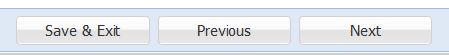 Image of the Save and Exit, Previous, and Next navigation buttons in TWRSRS
