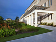 Raingarden 2 along the north colonnade helps retain runoff and reduces post-development runoff.