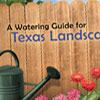 A Watering Guide for Texas Landscape
