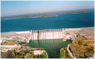 An aerial view to the Amistad Dam and Reservoir (Photo provided by the owner)