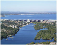 An aerial view to the lake Buchanan and Dam (Photo provided by the owner)