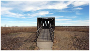 Blind for wildlife viewing at Buffalo Lake (Photo source: http://texasrvcampgrounds.com/buffalo-lake-national-wildlife-refuge/)