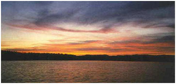 Sunset at Lake Cherokee (Photo courtesy of Cherokee Water Company)