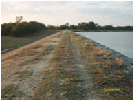 Lake Crook and Dam (Photo provided by Freese and Nichols Inc.)