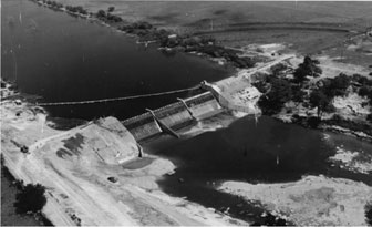 An aerial view to the TP-1 Dam and Lake Dunlap (Photo provided by the owner)