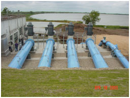 Eagle Lake and Pumping Station (Photo provided by the owner or Freese and Nichols, Inc.)