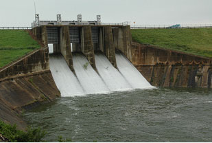 Eagle Mountain Lake Service Spillway (Old) (Photo by owner)