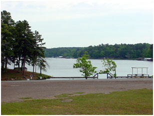 Lake Gladewater (a view to north from west end of dam) (Photo by City of Gladewater)