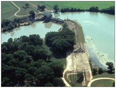 An aerial view to the H-4 Dam and Lake Gonzales (Photo provided by the owner)