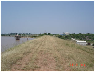 Lake Kickapoo and Dam (Photo provided by Freese and Nichols, Inc.)