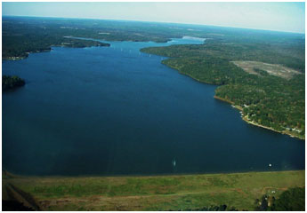 Aerial view of the Lake Nacogdoches (Photo City of Nacogdoches)