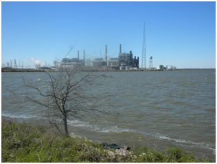 Smithers lake as cooling pond to power generation plant (Photo provided by the lake owner)