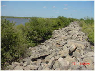 Lake Stamford and Dam (Photo provided by Freese and Nichols, Inc.)