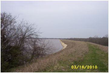 Sulphur Spring Lake and Dam (Photo provided by Freese and Nichols, Inc.)