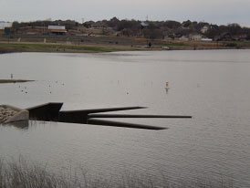 Lake Weatherford Service Spillway (Photo provided by the owner)